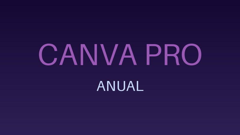 Canva Pro — Anual